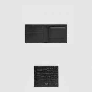 CELINE_크로커 엠보 소가죽 폴딩 지갑_10C873