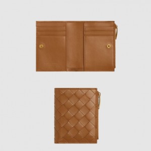 BOTTEGA VENETA_스몰 카세트 폴더형 지퍼 지갑 _742698 [3COLOR]