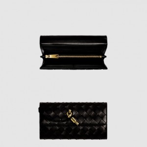 BOTTEGA VENETA_라지 안디아모 플랩 지갑_741504 [4COLOR]