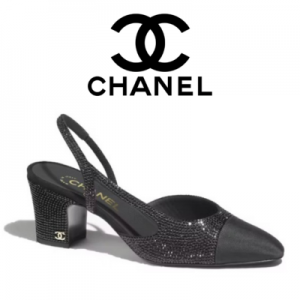 CHANEL STRASS 투톤 슬링백