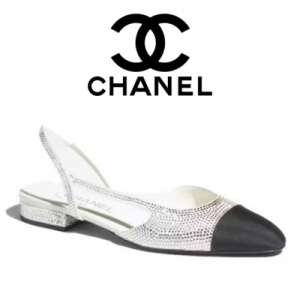 CHANEL STRASS 투톤 슬링백