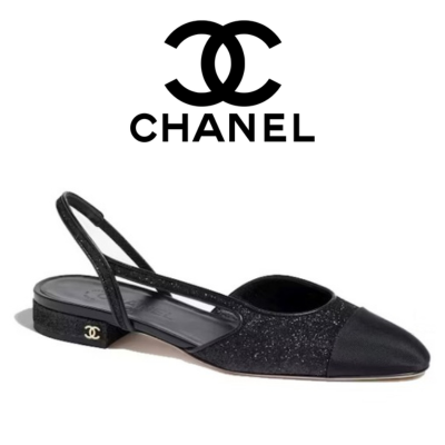 CHANEL STRASS 투톤 슬링백