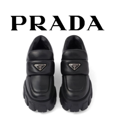 [225~255] PRADA 소프트 패티드 레이스업 슈즈