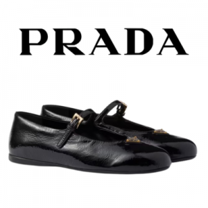 [225~260] PRADA 나플락 페이턴트 가죽 발레리나