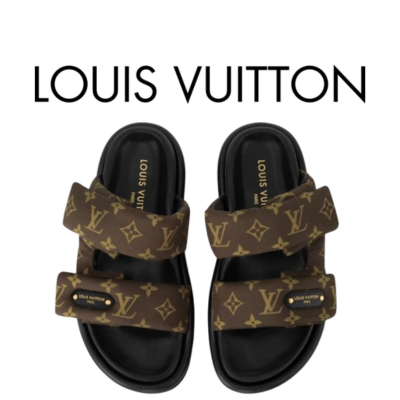 [225~260] LOUIS VUITTON 풀 필로우 플랫 컴포트 뮬