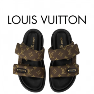 [225~260] LOUIS VUITTON 풀 필로우 플랫 컴포트 뮬