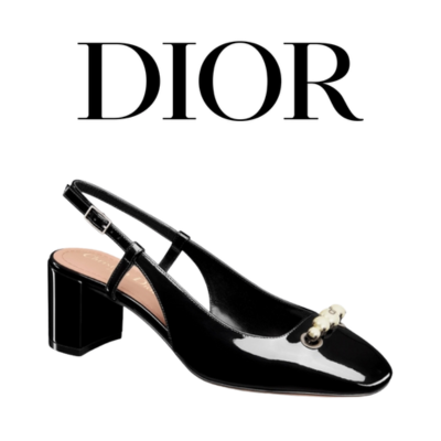 [225~255] DIOR Paris 슬링백 펌프스