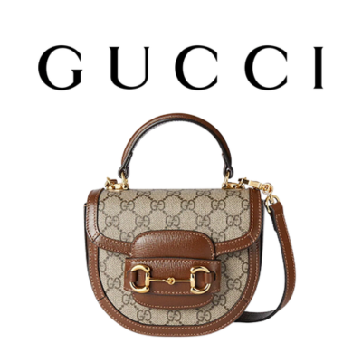 GUCCI 홀스빗 1955 미니 탑 핸들백