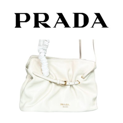 [고민시 PICK] PRADA Slouchy 가죽 숄더백