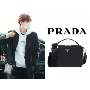 [뷔 PICK] PRADA 브리크 사피아노 가죽백