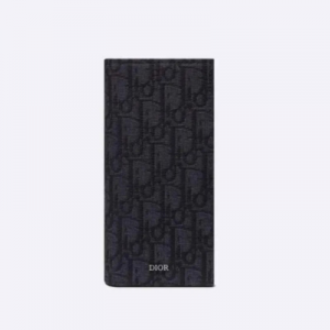 DIOR 오블리크 버티컬 장지갑