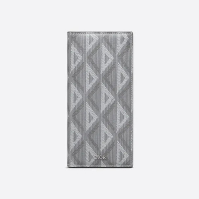 DIOR 다이아몬드 버티컬 장지갑