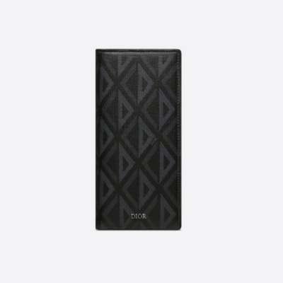 DIOR 다이아몬드 버티컬 장지갑