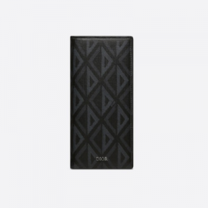 DIOR 다이아몬드 버티컬 장지갑