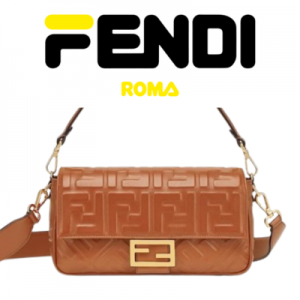 FENDI 바게트 가죽 백