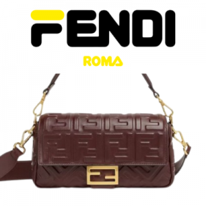 FENDI 바게트 가죽 백