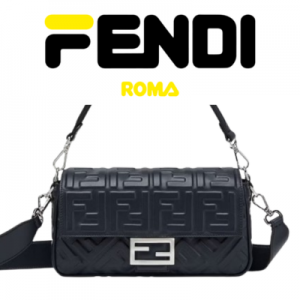 FENDI 바게트 가죽 백