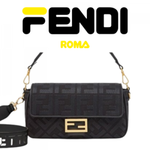 FENDI 바게트 캔버스 백