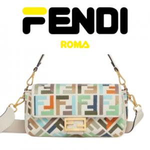 FENDI 바게트 캔버스 백