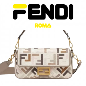 FENDI 바게트 캔버스 백