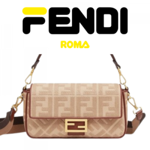 FENDI 바게트 캔버스 백