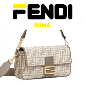 FENDI 바게트 캔버스 백
