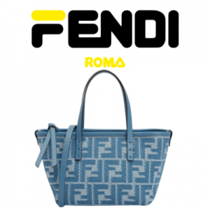 FENDI 롤 FF 자카드 미니 토트백