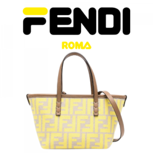FENDI 롤 FF 자카드 미니 토트백