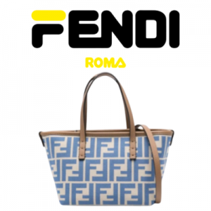 FENDI 롤 FF 자카드 미니 토트백