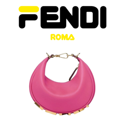 FENDI 그라피 가죽 미니 백