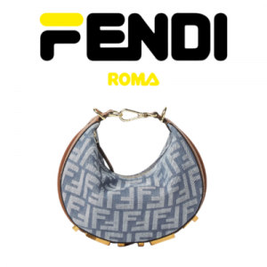 FENDI 그라피 FF 자카드 미니 백