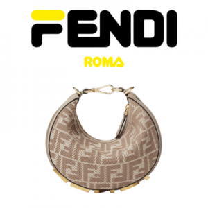 FENDI 그라피 FF 자카드 미니 백