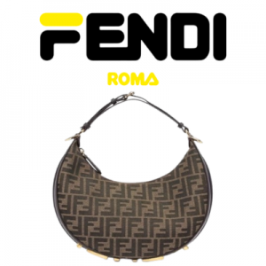 FENDI 그라피 FF 패브릭 스몰 백