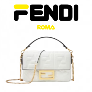 FENDI 바게트 미니 가죽 백