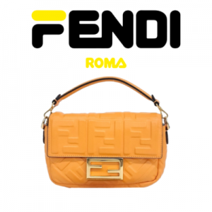 FENDI 바게트 미니 가죽 백