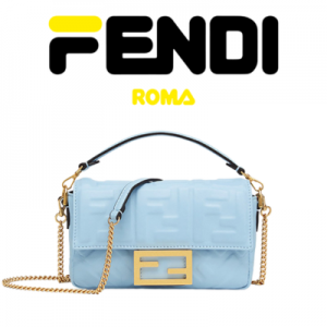 FENDI 바게트 미니 가죽 백