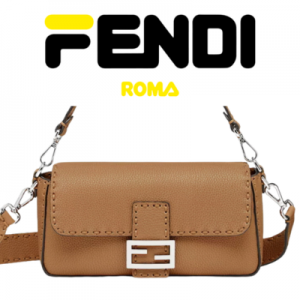 FENDI 바게트 셀러리아 가죽 백