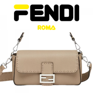 FENDI 바게트 셀러리아 가죽 백