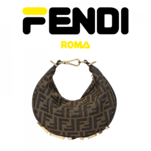 FENDI 그라피 FF 자카드 미니 백