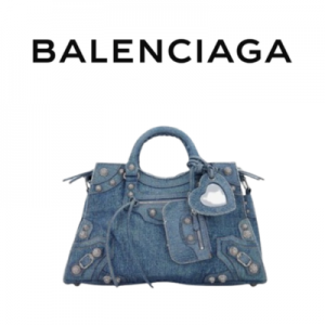 BALENCIAGA 네오 카골 XS 데님 핸드백