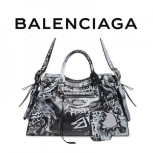 BALENCIAGA 그래피티 네오 카골 시티 핸드백