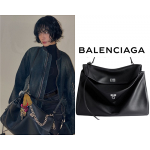 [나나 PICK] BALENCIAGA 로데오 라지 핸드백_블랙 실버