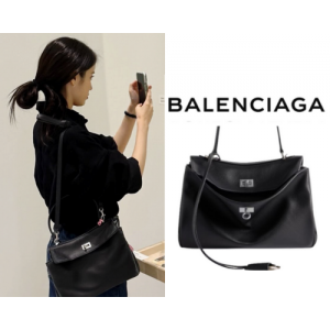 [아이유 PICK] BALENCIAGA 로데오 스몰 핸드백_블랙 실버