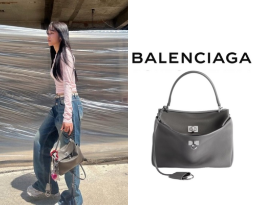 [노윤서 PICK] BALENCIAGA 로데오 미니 핸드백_그레이 실버