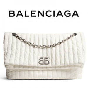 BALENCIAGA 모나코 라지 퀄티드 체인백