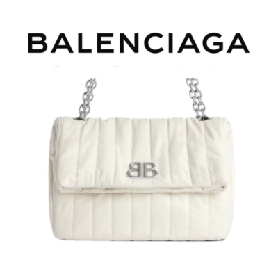 BALENCIAGA 모나코 스몰 퀄티드 체인백