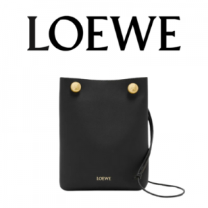 LOEWE 송아지 가죽 페블 파우치