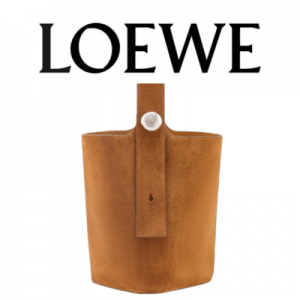 LOEWE 라지 페블 버킷 백