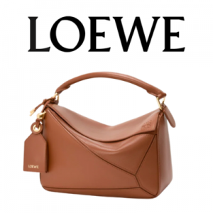LOEWE 램스킨 스몰 페더라이트 퍼즐 백