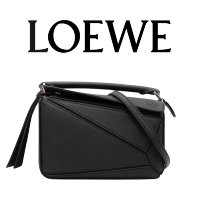 LOEWE 미니 퍼즐 엣지 백
